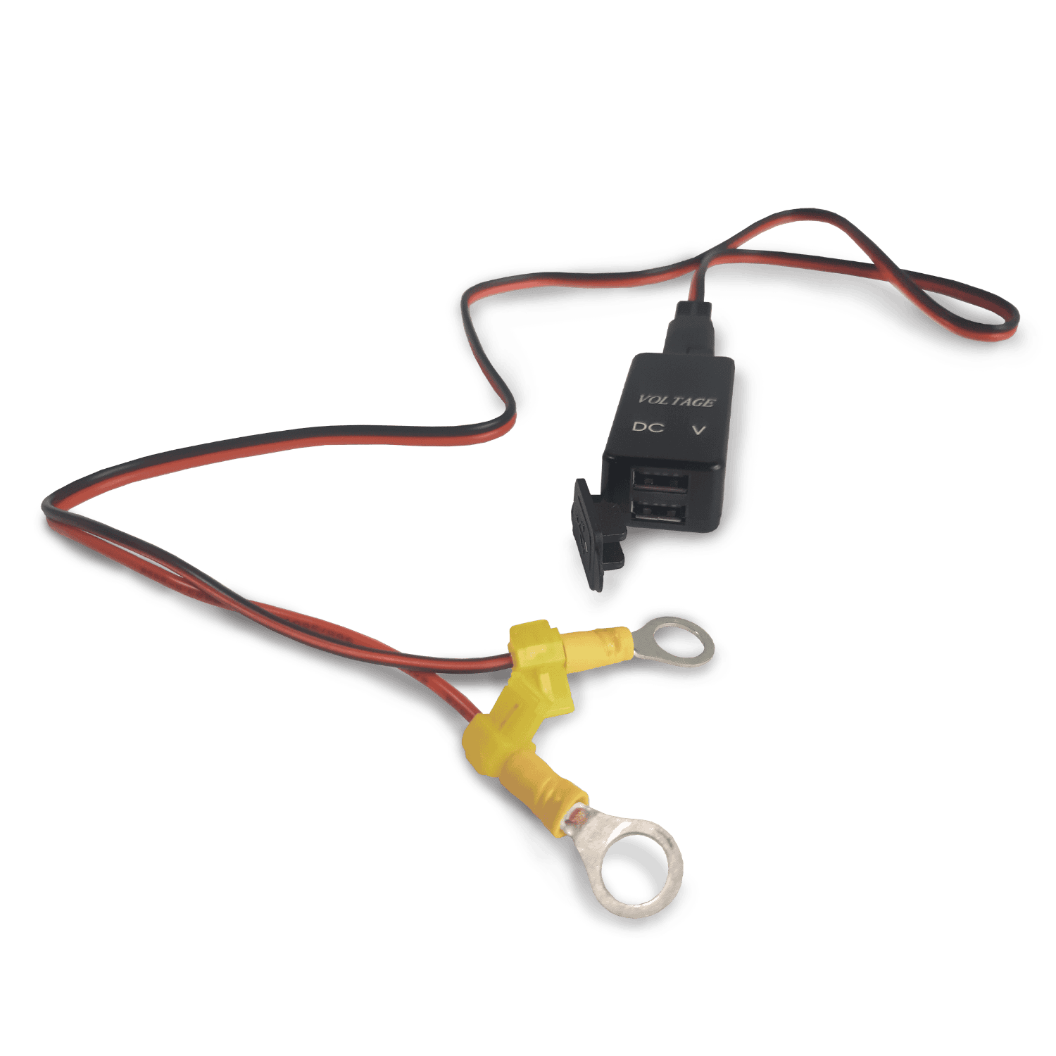 USB Phone Charger, Voltmeter, & Terminal Adapter Wiring Kit