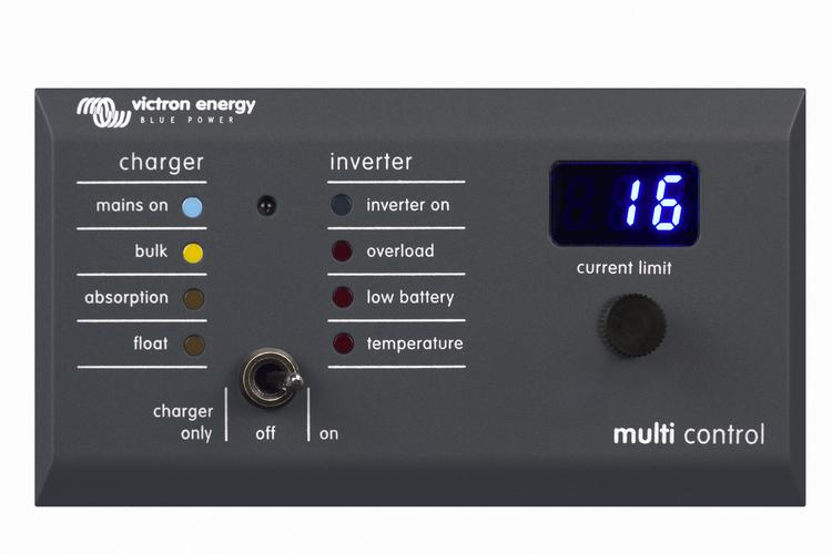 Victron Energy® Digital Multi Control 200/200A GX Control Panel for MultiPlus