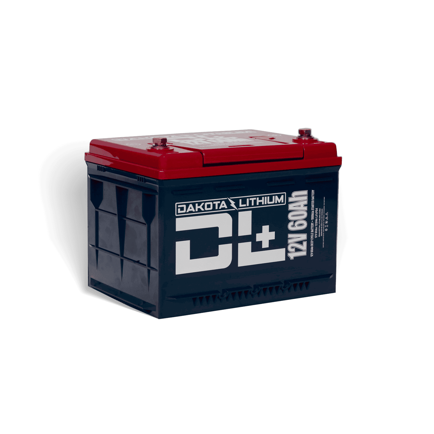 DL+ 12v 60Ah LiFePO4 Golf Cart & 1000 CCA Automotive Starter Battery