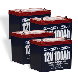 Dakota Lithium 12v 100Ah Deep Cycle Batteries