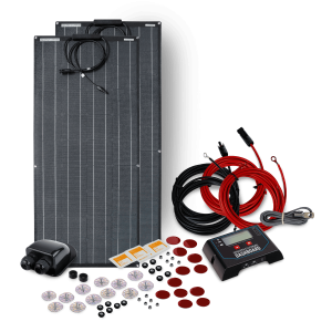 Dakota Lithium 200-Watt Solar Panel & RV Roof Mount Kit