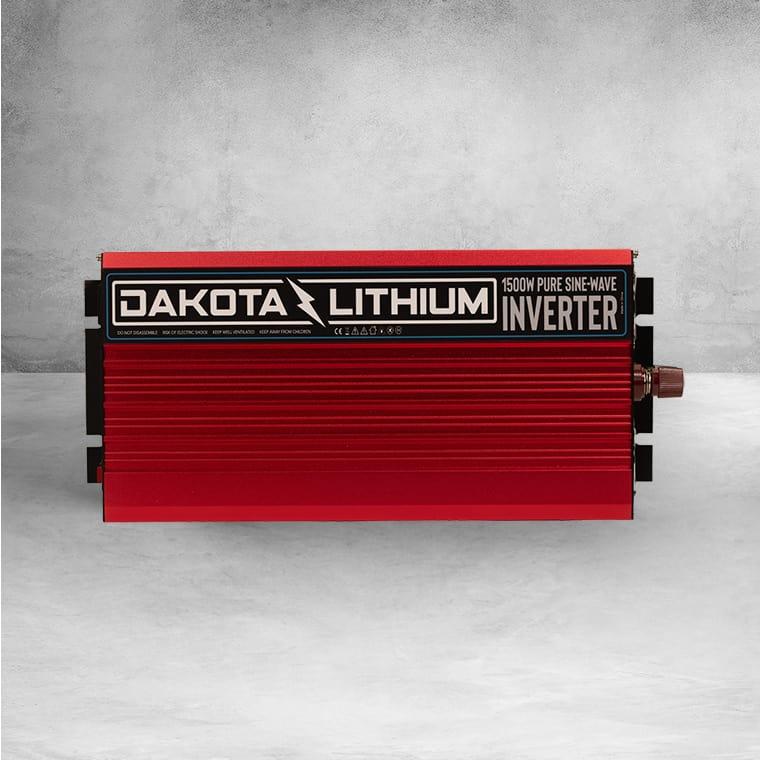 Dakota Lithium 12V 1500 Watt DC to AC Inverter - Pure Sine Wave
