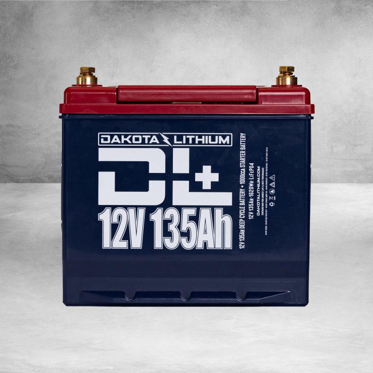 Batterie 12V 135A/H - borne + à gauche - TASHIMA