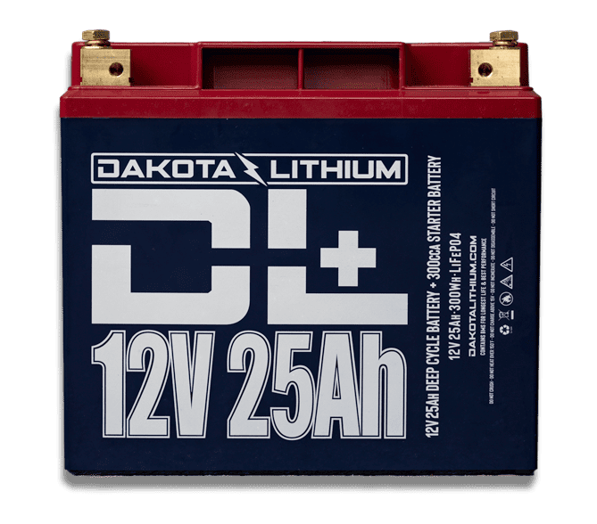 LifePO4 12V 25Ah 320Wh Lithium Eisenphosphat Akkumulator mit