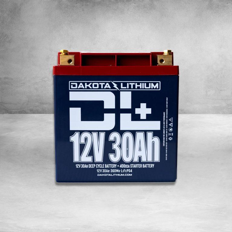Dakota Lithium+ 12V 30Ah 400 cca Battery