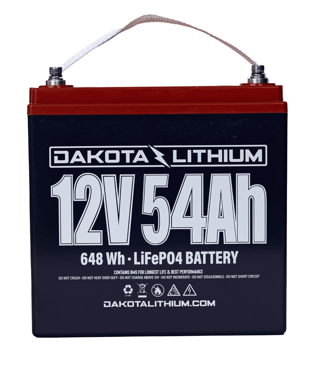 Dakota Lithium 24V 50Ah Deep Cycle LiFePO4 Single Battery