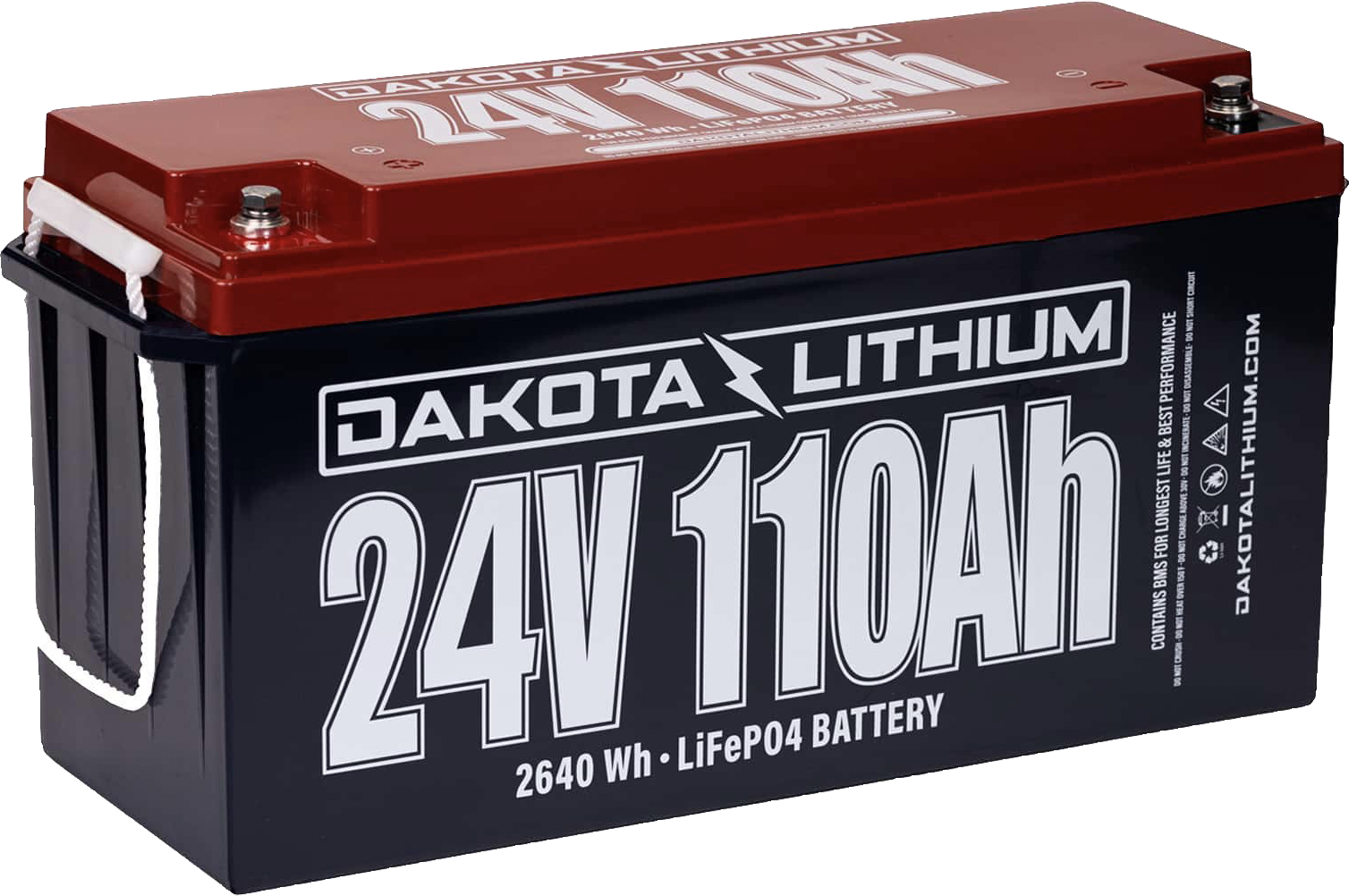 Dakota Lithium 24v 110Ah Deep Cycle LiFePO4 Single Battery