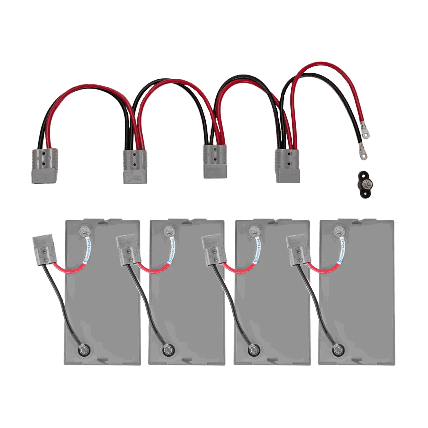 12 (4) Quick Connect Parallel Battery System for RVs