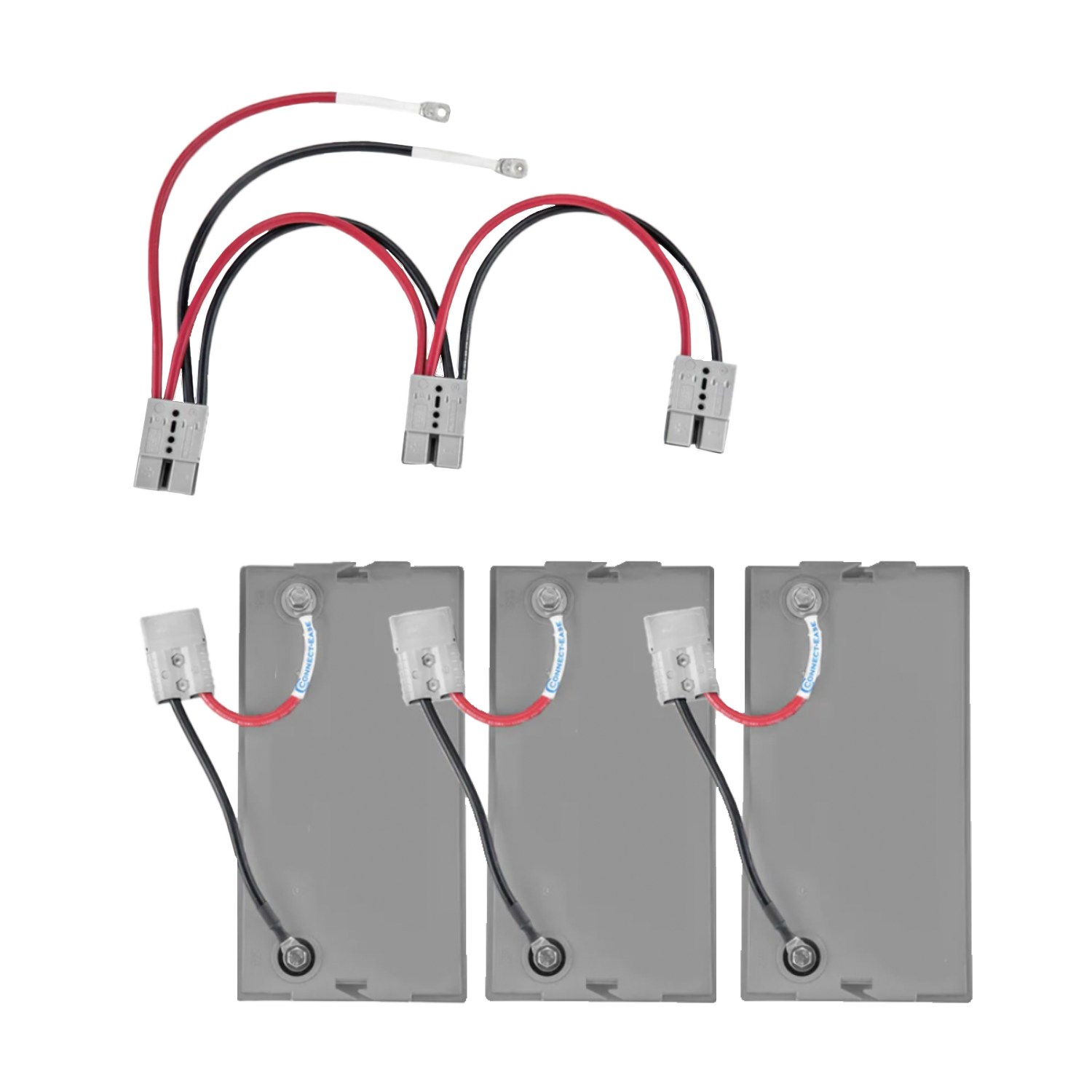 12 (3) Quick Connect Parallel Battery System with Solar Connection