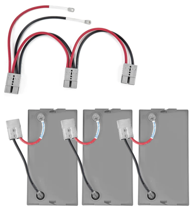 12V Battery Parallel Quick Connect System w/Solar (3)