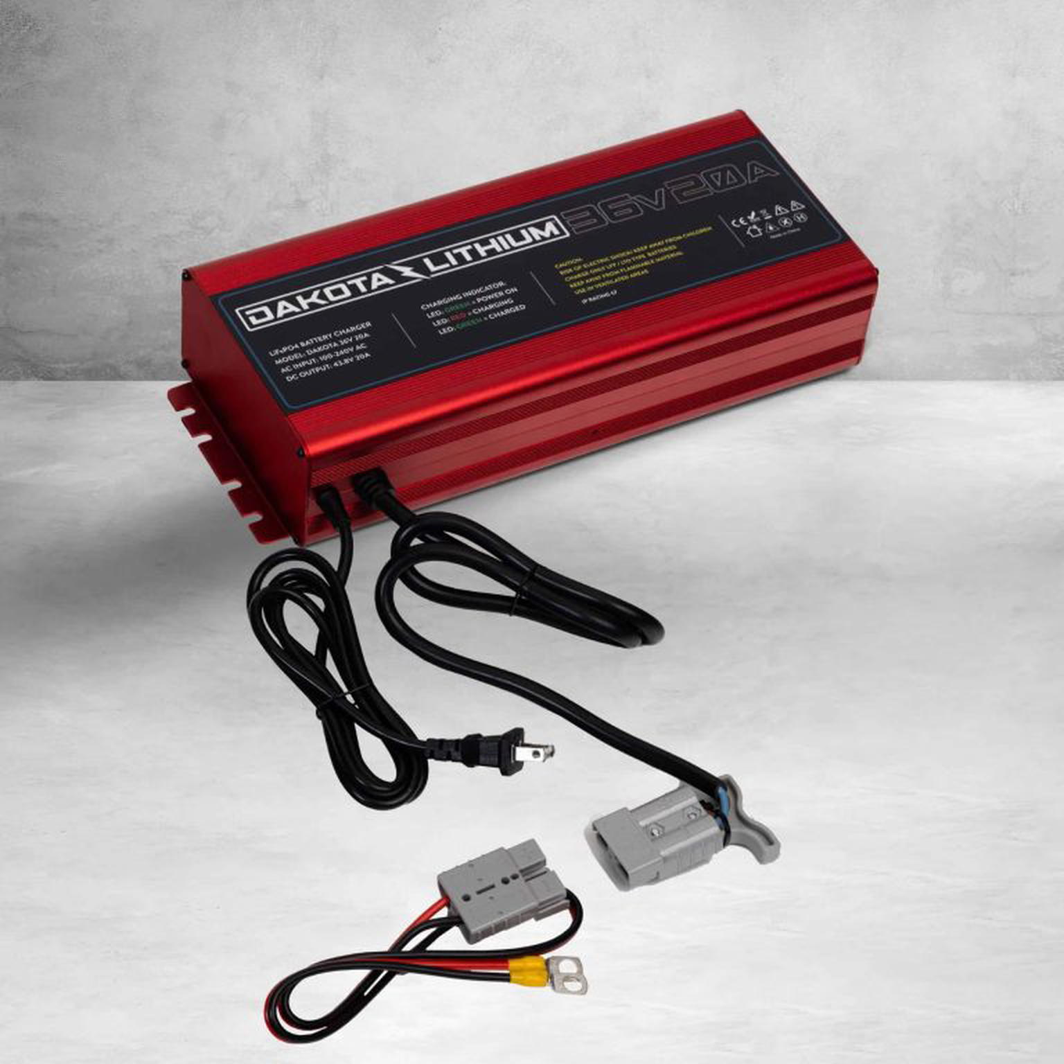 Ultra Fast 36V 20A Waterproof Dakota Lithium LiFePO4 Onboard Battery Charger