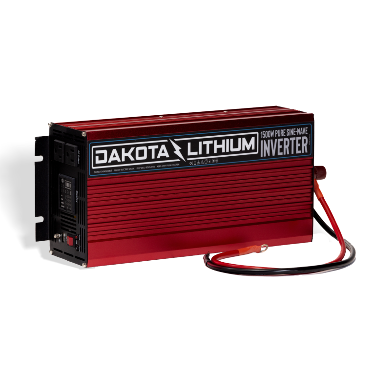 Dakota Lithium 12V 1500 Watt DC to AC Inverter – Pure Sine Wave