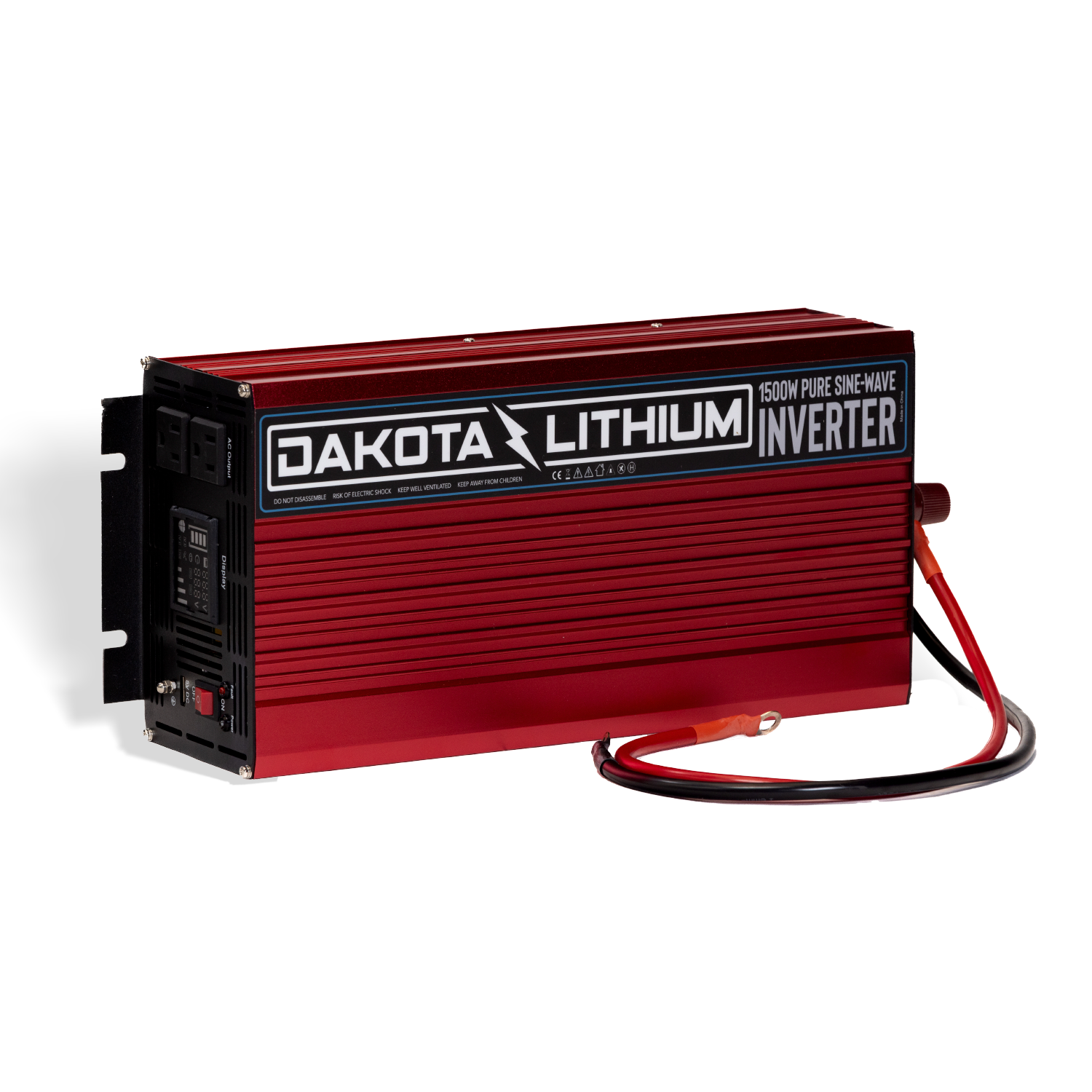 Dakota Lithium 12V 1500 Watt DC to AC Inverter – Pure Sine Wave