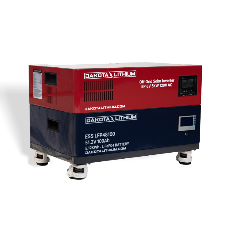 Dakota Lithium Home Backup Power & Solar Energy Storage System, 5-20 KWh Battery, 3,000W Inverter