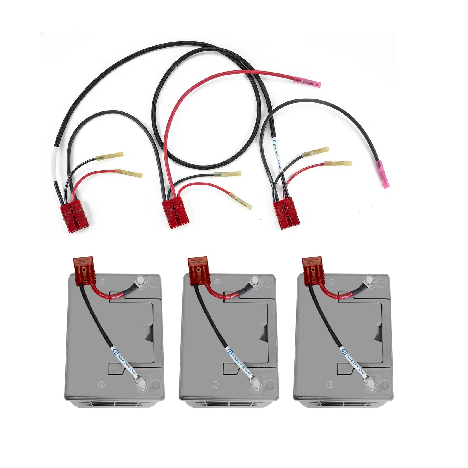 (3) 12V Battery Parallel Quick Parallel Battery System for RVs